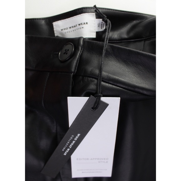 Who What Wear NWT Chreene Faux Vegan Leather Shorts XS - Picture 6 of 8